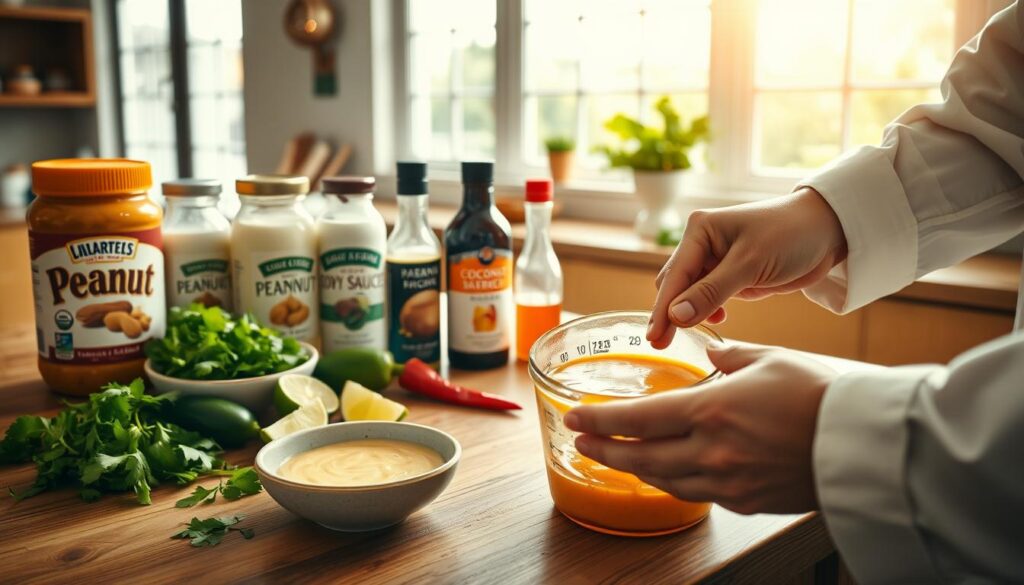 Custom Peanut Sauce Preparation