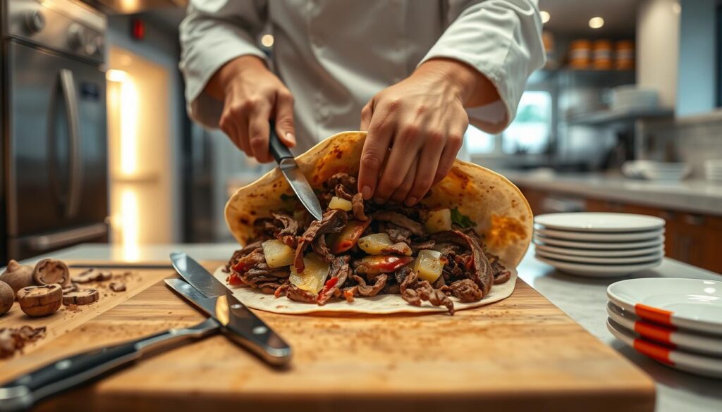 Philly Cheesesteak Quesadilla Cooking Techniques