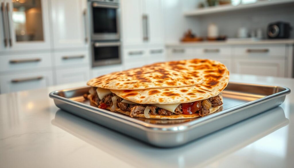 Philly Cheesesteak Quesadilla Storage