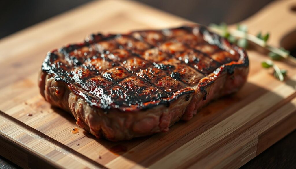 Resting Grilled Beef Chuck Steak