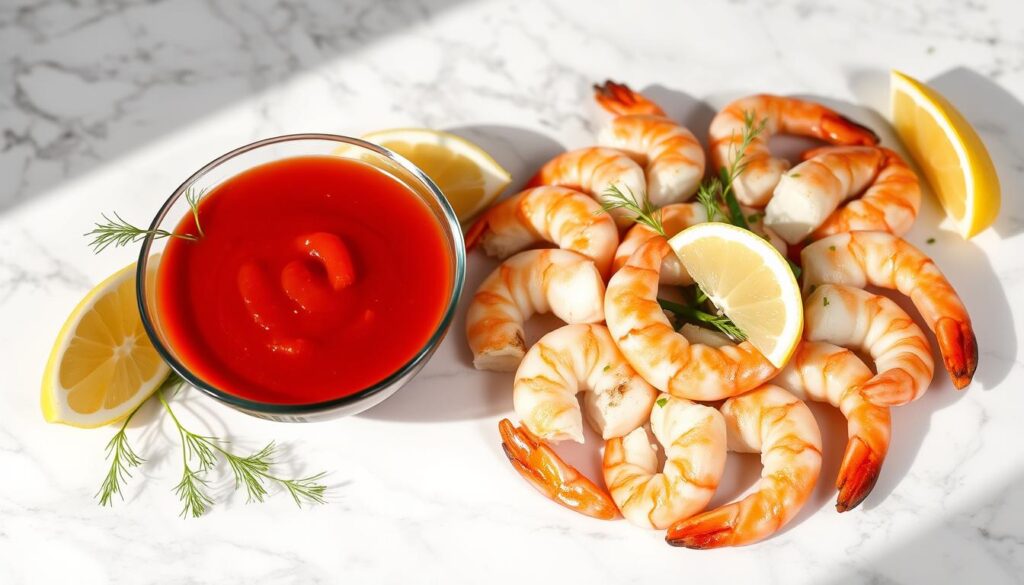 Seafood Cocktail Sauce Presentation