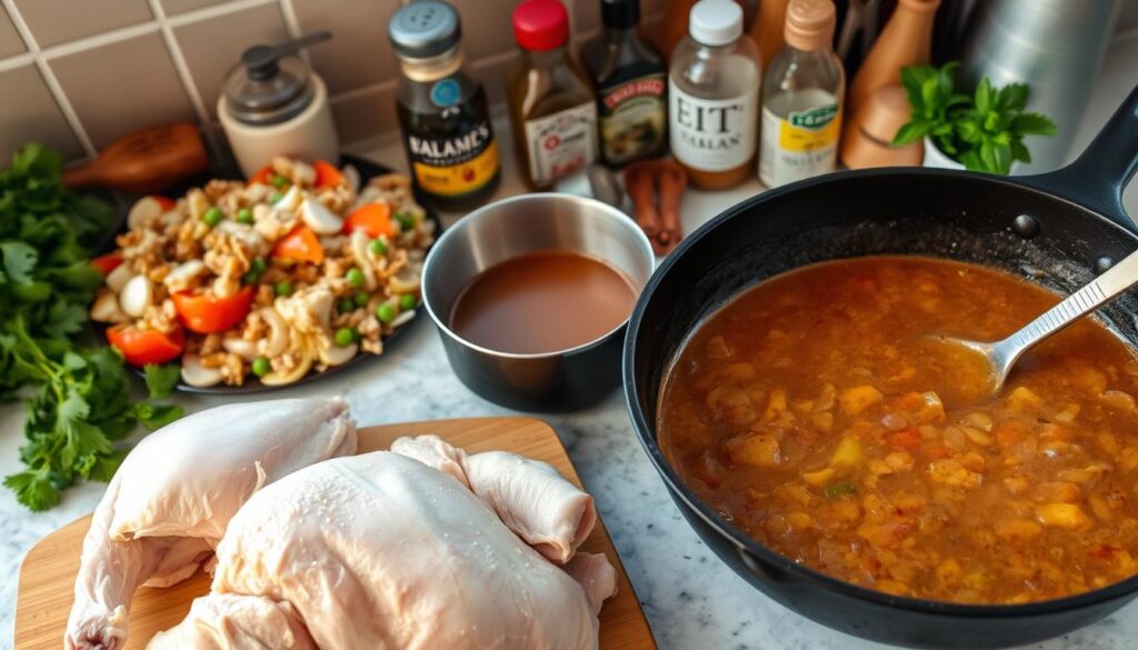 Smothered Chicken Preparation Steps