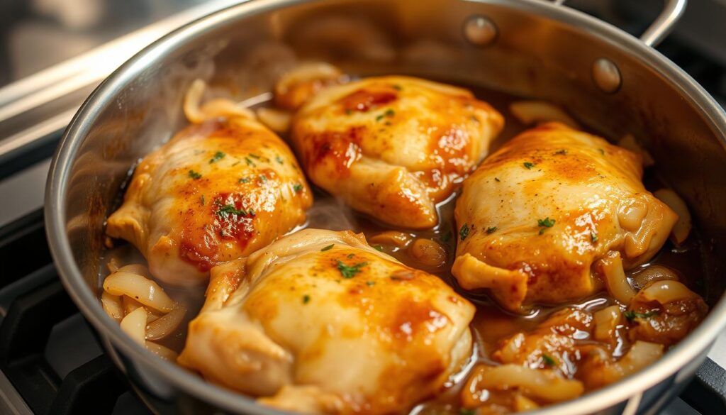 Smothered Chicken Thighs Cooking Techniques