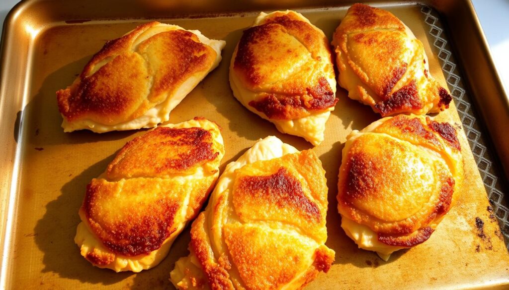 Current image: chicken cutlets in oven