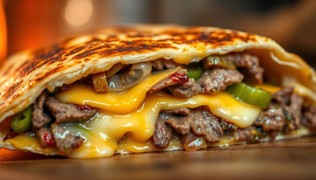 Current image: philly cheesesteak quesadilla